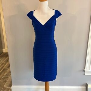 Cache Cobalt Blue Cocktail Dress